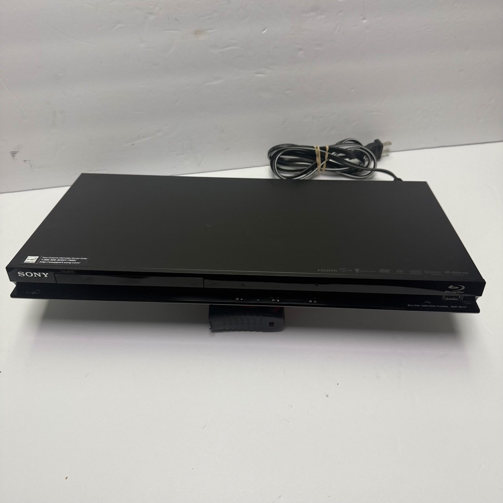 Sony Blu-ray Disc DVD Player Unisex Black BDP-BX37 HDMI 1080p HD Tested Works
